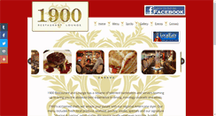 Desktop Screenshot of 1900lounge.com